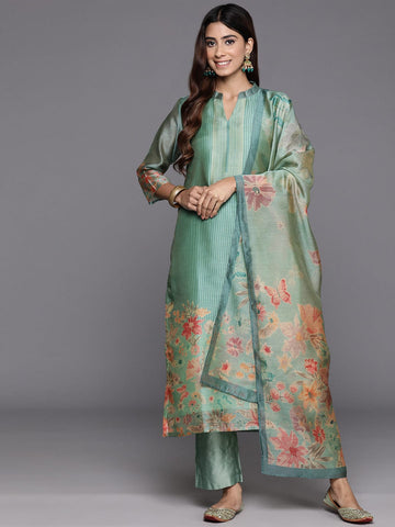 varanga-women-striped-floral-printed-mandarin-collar-straight-kurta-paired-with-bottom-dupatta-vskd32139